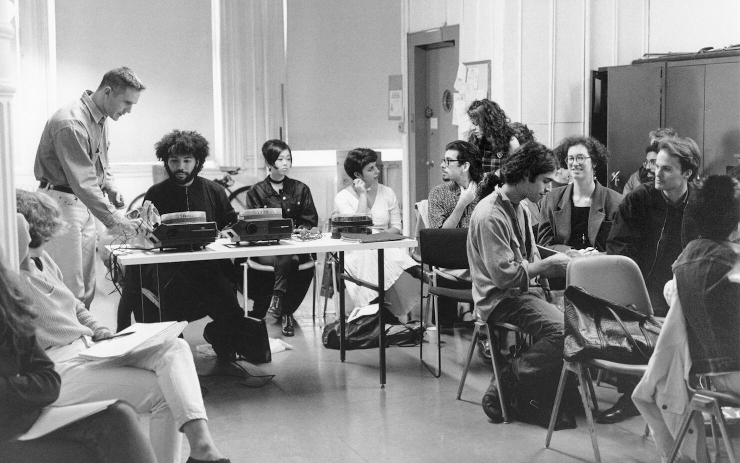 Students in a seminar room