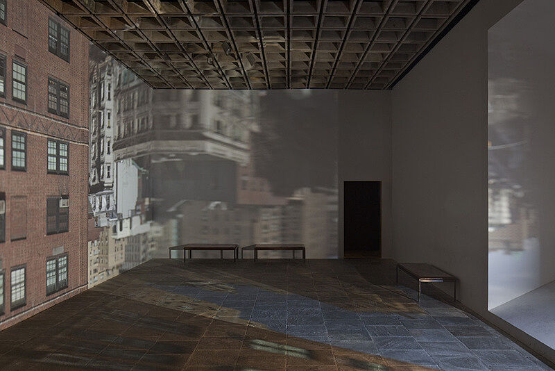 Zoe Leonard's camera obscura installation in the 2014 Biennial